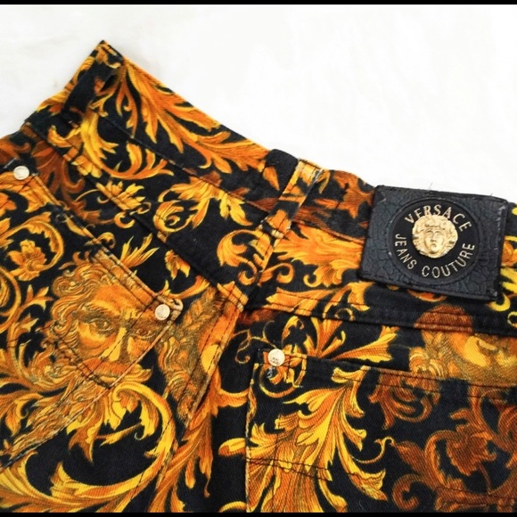 VERSACE couture 90s rare Medusa jeans - Picture 4 of 9